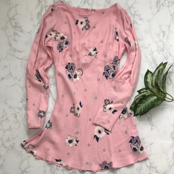 Free People Pink Rosebud Dress - Picture 3 of 4